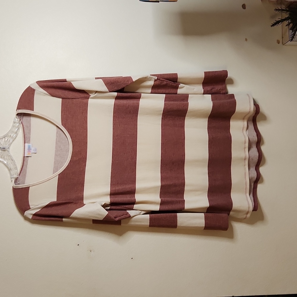 Lularoe striped long sleeve top